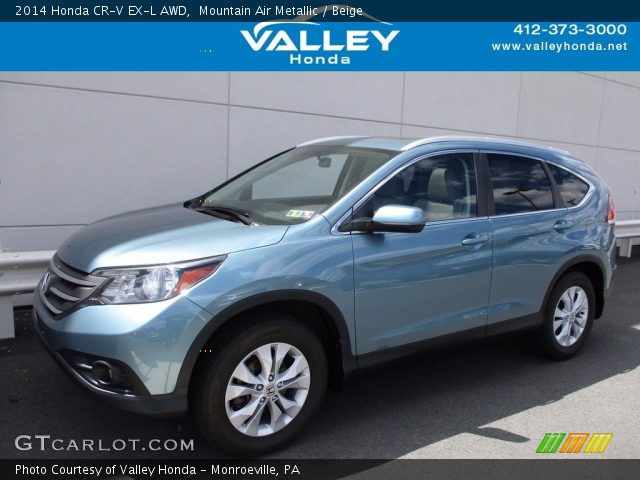 2014 Honda CR-V EX-L AWD in Mountain Air Metallic