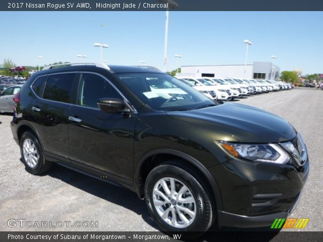 2017 Nissan Rogue SV AWD in Midnight Jade