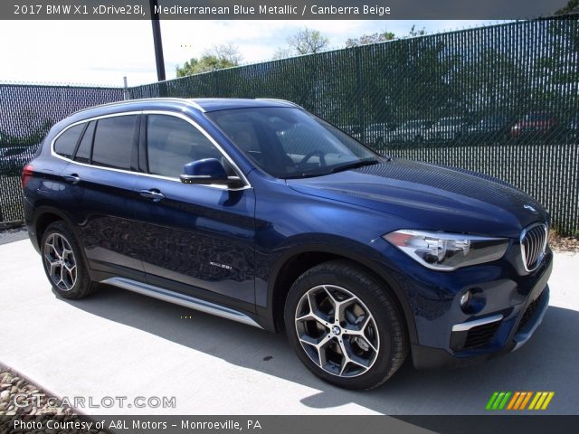 2017 BMW X1 xDrive28i in Mediterranean Blue Metallic
