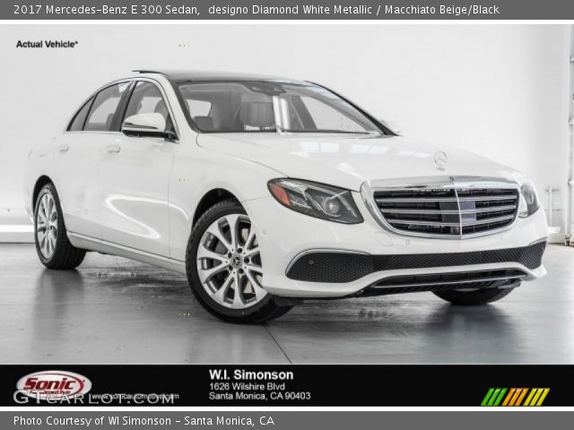 2017 Mercedes-Benz E 300 Sedan in designo Diamond White Metallic