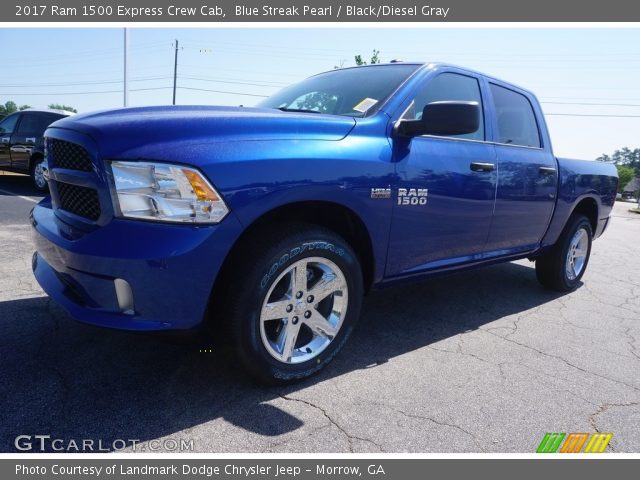 2017 Ram 1500 Express Crew Cab in Blue Streak Pearl