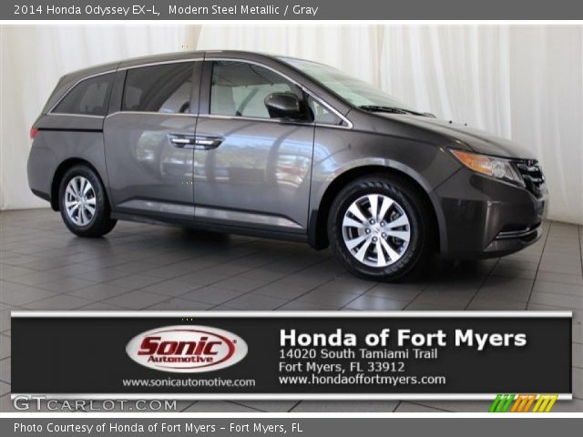 2014 Honda Odyssey EX-L in Modern Steel Metallic