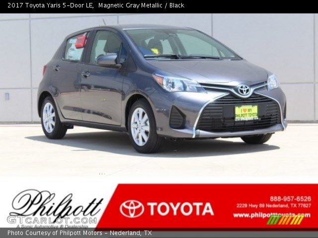 2017 Toyota Yaris 5-Door LE in Magnetic Gray Metallic