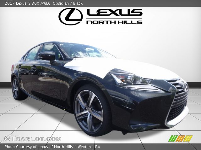2017 Lexus IS 300 AWD in Obsidian