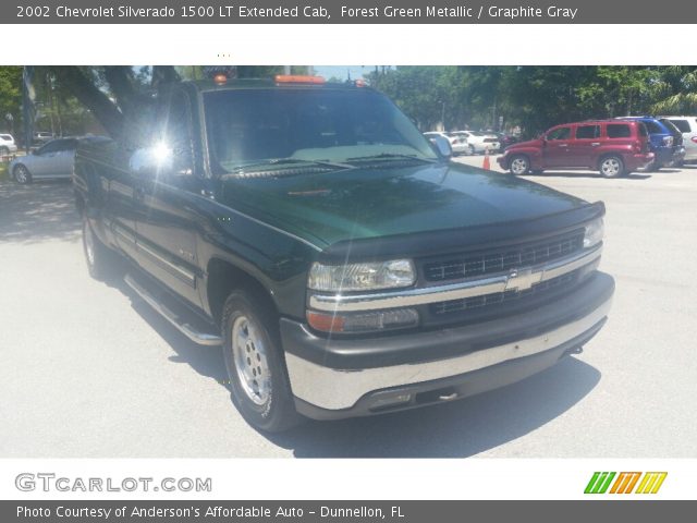 2002 Chevrolet Silverado 1500 LT Extended Cab in Forest Green Metallic