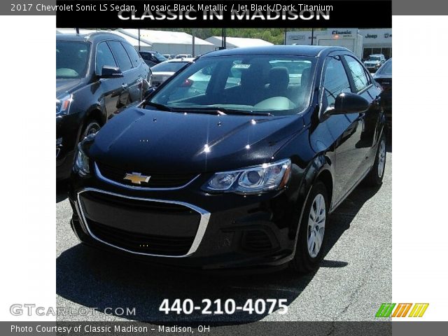 2017 Chevrolet Sonic LS Sedan in Mosaic Black Metallic