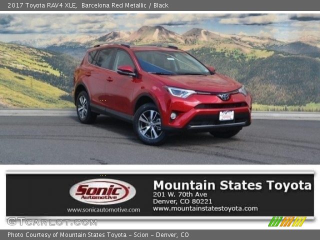 2017 Toyota RAV4 XLE in Barcelona Red Metallic