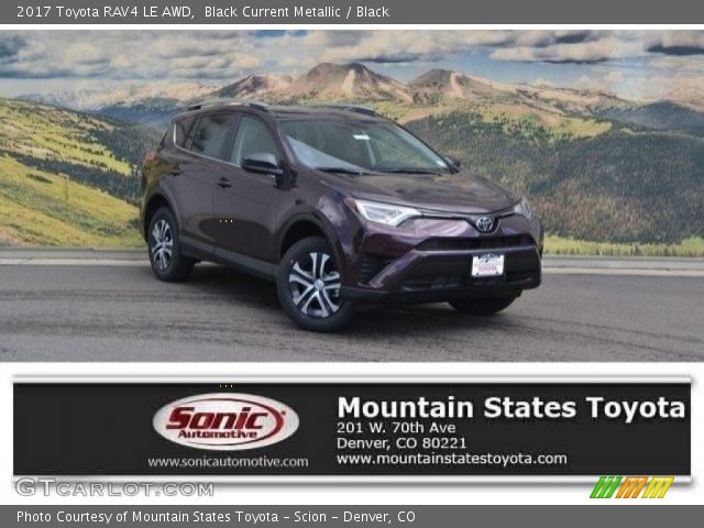 2017 Toyota RAV4 LE AWD in Black Current Metallic