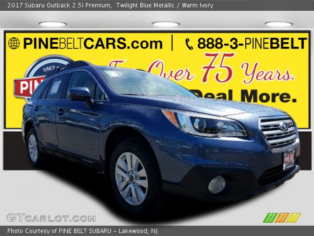 2017 Subaru Outback 2.5i Premium in Twilight Blue Metallic