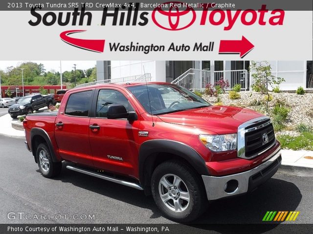 2013 Toyota Tundra SR5 TRD CrewMax 4x4 in Barcelona Red Metallic