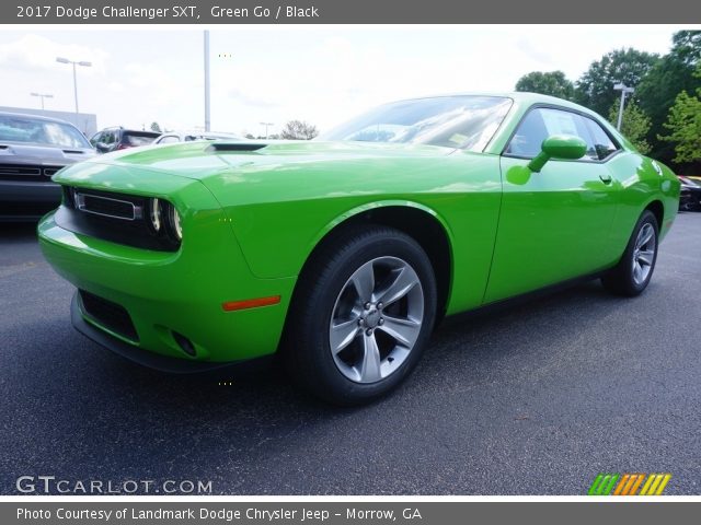 2017 Dodge Challenger SXT in Green Go