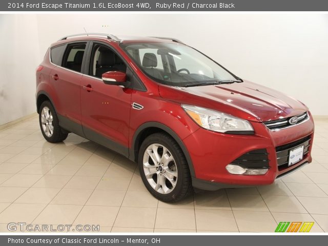 2014 Ford Escape Titanium 1.6L EcoBoost 4WD in Ruby Red