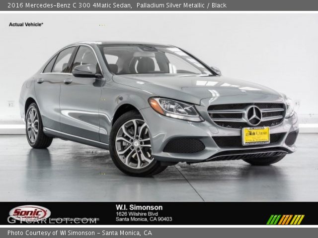 2016 Mercedes-Benz C 300 4Matic Sedan in Palladium Silver Metallic