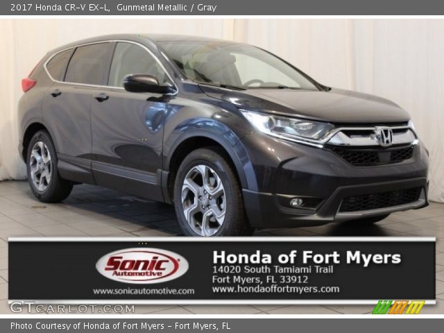 2017 Honda CR-V EX-L in Gunmetal Metallic