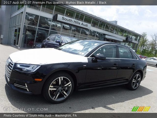 2017 Audi A4 2.0T Premium Plus quattro in Mythos Black Metallic