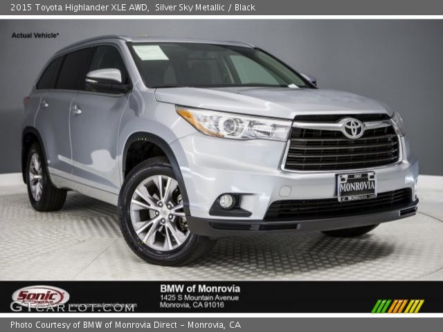 2015 Toyota Highlander XLE AWD in Silver Sky Metallic