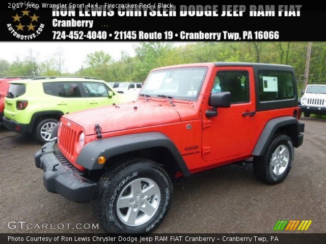 2017 Jeep Wrangler Sport 4x4 in Firecracker Red
