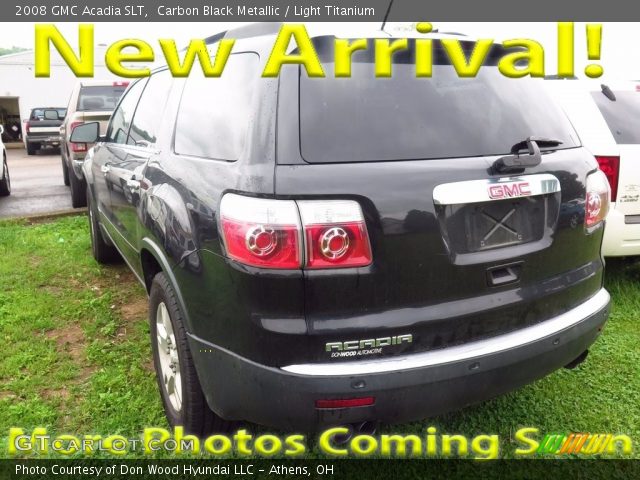 2008 GMC Acadia SLT in Carbon Black Metallic