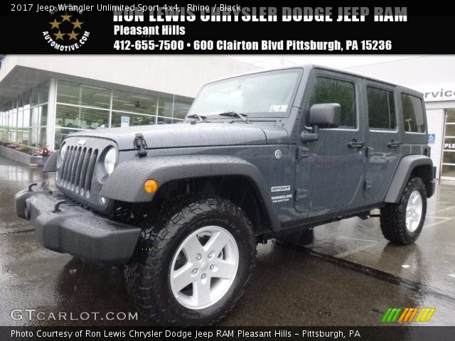 2017 Jeep Wrangler Unlimited Sport 4x4 in Rhino