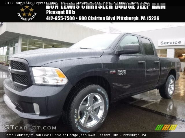 2017 Ram 1500 Express Quad Cab 4x4 in Maximum Steel Metallic