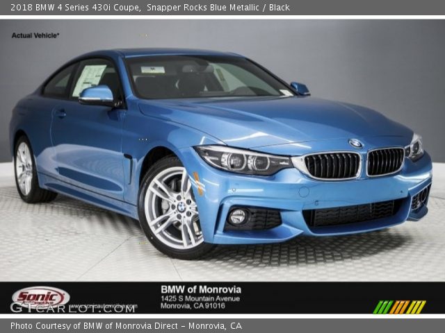 2018 BMW 4 Series 430i Coupe in Snapper Rocks Blue Metallic