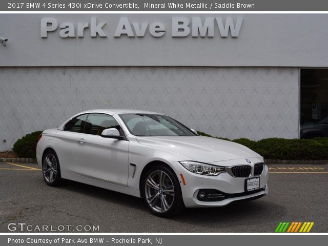 2017 BMW 4 Series 430i xDrive Convertible in Mineral White Metallic