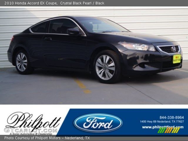 2010 Honda Accord EX Coupe in Crystal Black Pearl