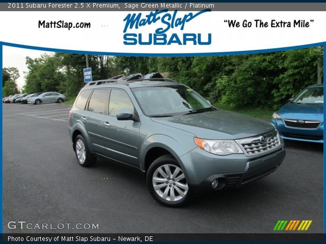 2011 Subaru Forester 2.5 X Premium in Sage Green Metallic