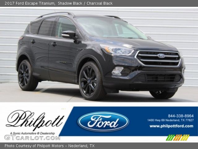 2017 Ford Escape Titanium in Shadow Black