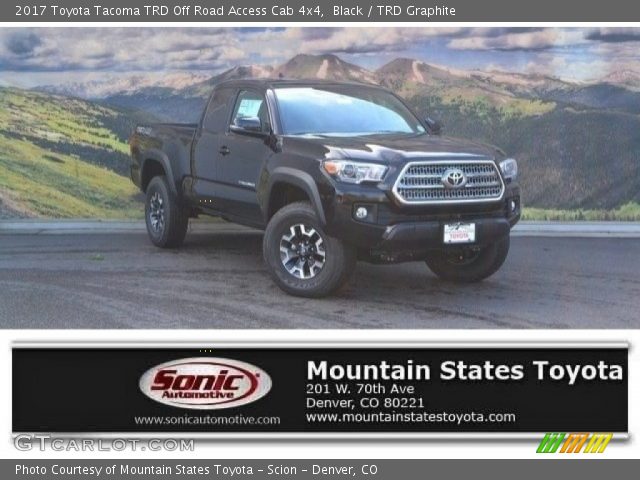 2017 Toyota Tacoma TRD Off Road Access Cab 4x4 in Black