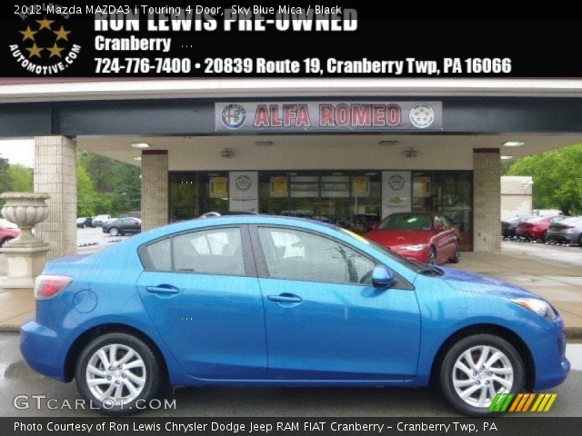 2012 Mazda MAZDA3 i Touring 4 Door in Sky Blue Mica