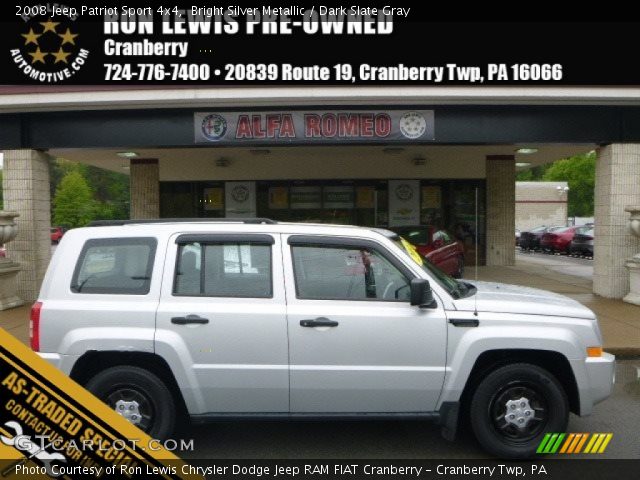 2008 Jeep Patriot Sport 4x4 in Bright Silver Metallic