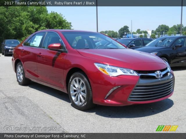 2017 Toyota Camry XLE V6 in Ruby Flare Pearl