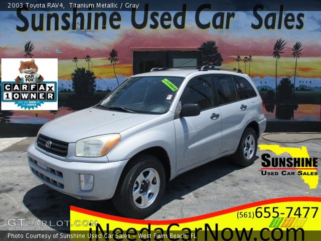 2003 Toyota RAV4  in Titanium Metallic