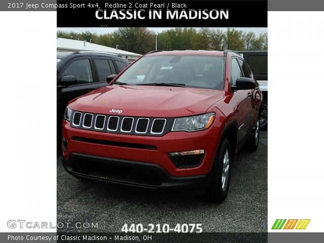 2017 Jeep Compass Sport 4x4 in Redline 2 Coat Pearl