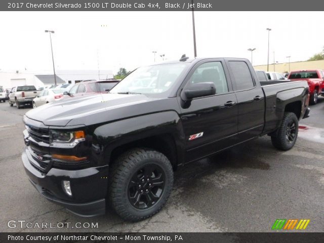 2017 Chevrolet Silverado 1500 LT Double Cab 4x4 in Black