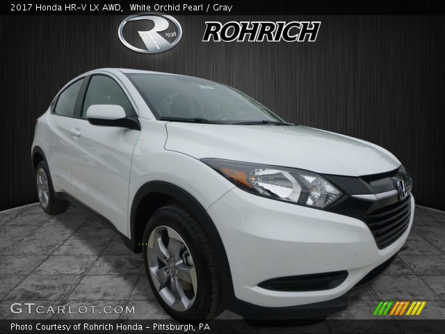 2017 Honda HR-V LX AWD in White Orchid Pearl