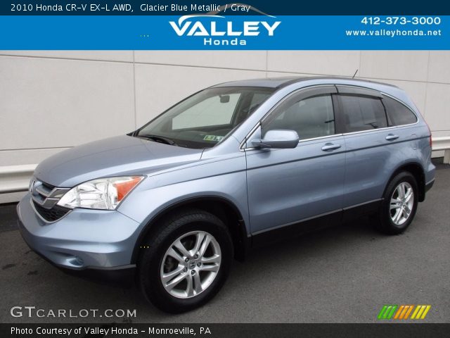2010 Honda CR-V EX-L AWD in Glacier Blue Metallic