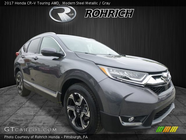 2017 Honda CR-V Touring AWD in Modern Steel Metallic