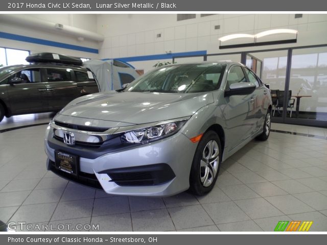2017 Honda Civic LX Sedan in Lunar Silver Metallic
