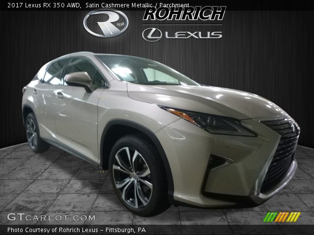 2017 Lexus RX 350 AWD in Satin Cashmere Metallic