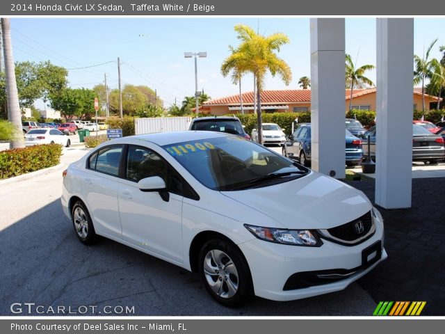 2014 Honda Civic LX Sedan in Taffeta White