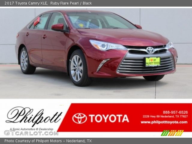 2017 Toyota Camry XLE in Ruby Flare Pearl