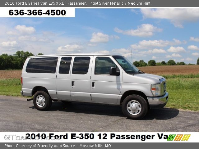 2010 Ford E Series Van E350 XLT Passenger in Ingot Silver Metallic