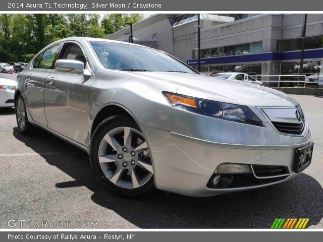 2014 Acura TL Technology in Silver Moon
