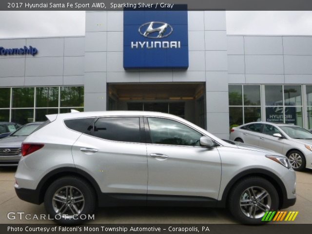 2017 Hyundai Santa Fe Sport AWD in Sparkling Silver