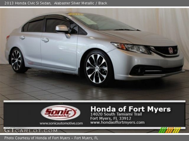 2013 Honda Civic Si Sedan in Alabaster Silver Metallic