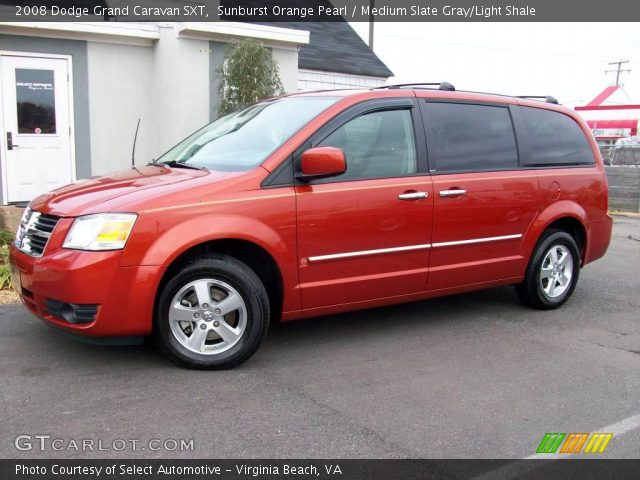 2008 Dodge Grand Caravan SXT in Sunburst Orange Pearl