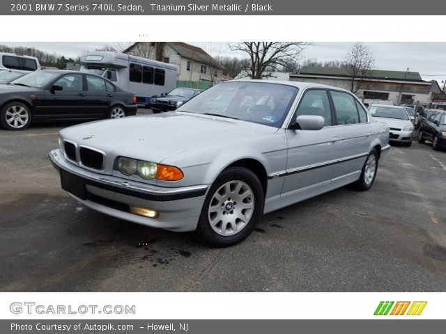 2001 BMW 7 Series 740iL Sedan in Titanium Silver Metallic