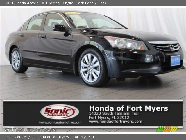 2011 Honda Accord EX-L Sedan in Crystal Black Pearl